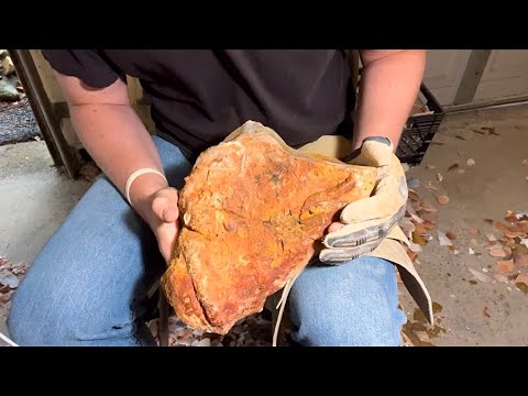 Видео: Флинт-кэппинг ПРЕКРАСНОЙ пластинки прибрежного камня!! «Spalling Alabama Coastal»