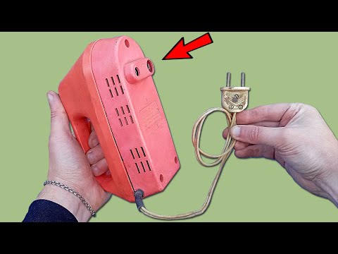 Видео: КРУТАЯ САМОДЕЛКА ИЗ НЕРАБОЧЕГО МИКСЕРА!