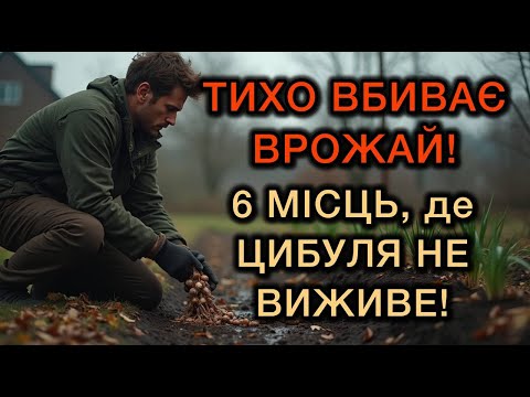Видео: ТИХО ВБИВАЄ ВРОЖАЙ! 6 МІСЦЬ, де ЦИБУЛЯ НЕ ВИЖИВЕ!