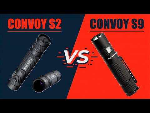 Видео: Какой EDC фонарь на 18650 лучше, Convoy S2+ или конвой S9?