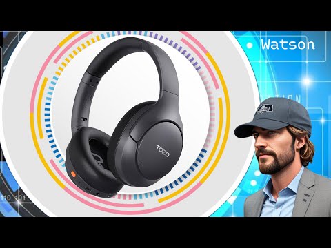 Видео: Гибридные наушники с шумоподавлением TOZO HT3 — Hi-Res Audio, -45 дБ ANC, 65 часов воспроизведения