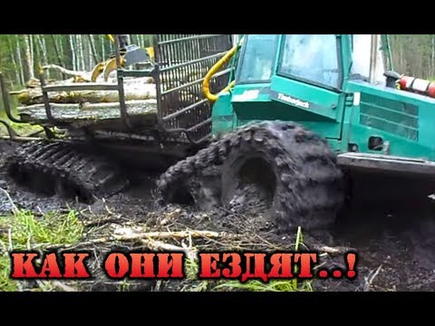 Видео: 🚜🌲Лесовозы бездорожье, грязь, дорог нет! Часть - 2🚜🌲