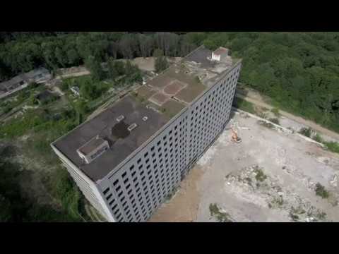 Видео: Снос больницы Железногорск Курская область.