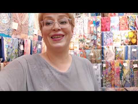 Видео: Винный и бордо.. 💯% шерсть Павловопосадские платки в Минске