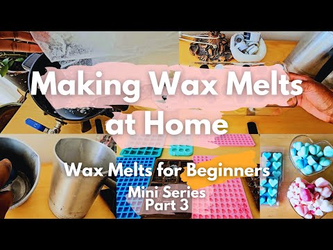 Видео: Изготовление восковых расплавов дома | Восковые расплавы для начинающих | Часть 3, мини-серия