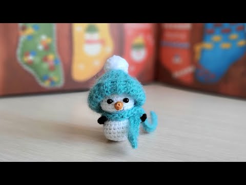 Видео: мк: мій найменший в'язаний СНІГОВИК