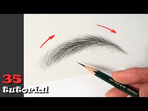 Видео: Как нарисовать брови. Пошаговый мастер класс.