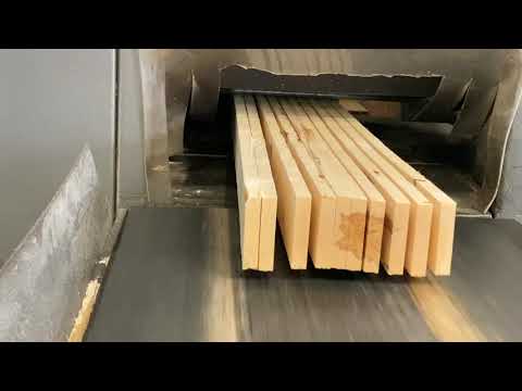 Видео: UMG 801.17 Taros lentų linija | Line of packing board | Линия тарной доски