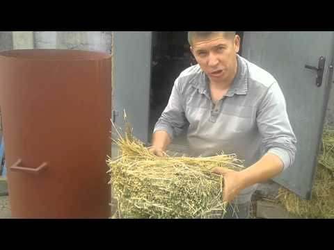 Видео: сенодробилка