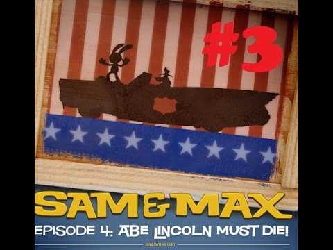 Видео: Прохождение Sam & Max - Смерть Аврааму Линкольну - #3 - Это Война!