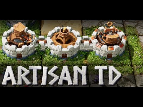 Видео: Artisan TD. Башенная защита с возможностью менять лабиринт.