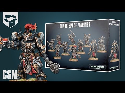 Видео: Анбоксинг - Chaos Space Marines