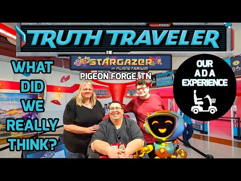Видео: Что мы думаем о Truth Traveler?! Достопримечательность Pigeon Forge, Теннесси, для людей с ограни...