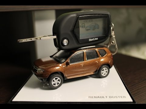 Видео: Выкидной ключ с сигнализацией StarLine на Renault Duster