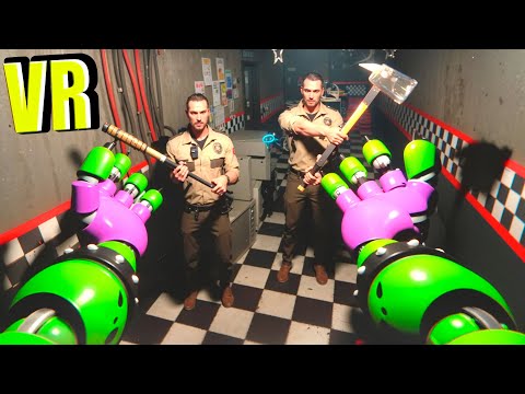 Видео: VR АНИМАТРОНИКИ ПУГАЮТ ОХРАННИКА В БОНЕЛАБ FNAF COOP BONELAB Я АНИМАТРОНИК