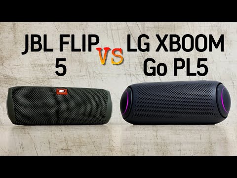 Видео: Что выбрать? JBL Flip 5 или LG XBOOM Go PL5/What to choose? JBL Flip 5 or LG XBOOM Go PL5