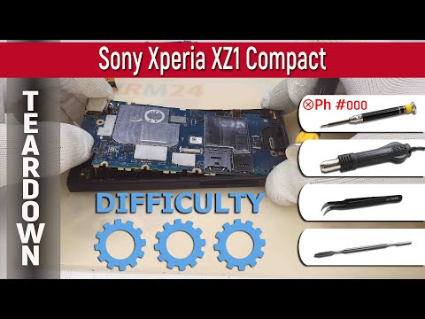 Видео: Как разобрать 📱 Sony Xperia XZ1 Compact G8441 Разборка и ремонт