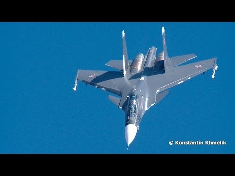 Видео: Су-30СМ МАКС 2013 солнечно