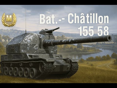 Видео: Ты туда не ходи, сюда ходи, а то арта башка попадёт. Мастер на Bat.-Châtillon 155 58