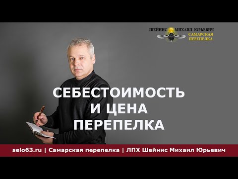 Видео: Себестоимость и цена перепелки