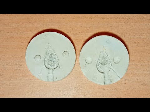 Видео: Изготовление гипсовой формы для литья свинцовых грузил. Часть 1