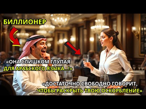 Видео: Миллиардер недооценил официантку — но она удивила всех всего за несколько секунд