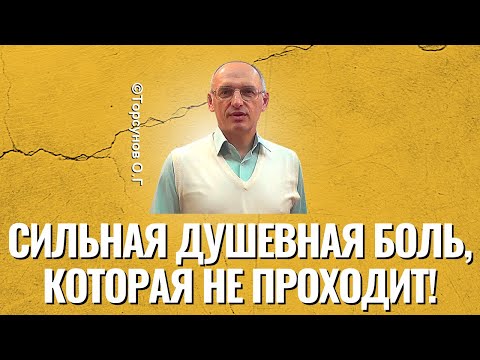 Видео: Сильная душевная боль, которая не проходит! Торсунов лекции