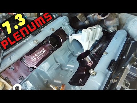 Видео: 2001 F350 7.3 — установлены воздухозаборники RiffRaff и покрашена впадина двигателя F250