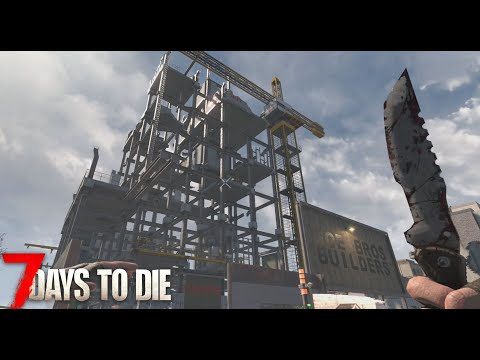 Видео: 7 Days to Die 2.2 #9 Падение с крана и бой за жизнь, кровавая ночь