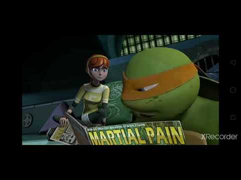 Видео: Клип черепашки ниндзя Донни и Эйприл между ними любовь