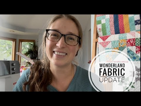 Видео: Обновление информации о потерянной ткани для одеяла «Страна чудес», VLOG