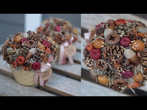 Видео: Маленькая осенняя композиция / DIY TSVORIC