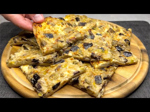 Видео: Лучше, чем пицца и фокачча! Невероятно простой и вкусный рецепт сыра с баклажанами!
