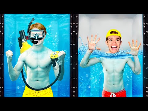 Видео: Кто Последний Покинет ВОДНЫЙ БОКС Челлендж !