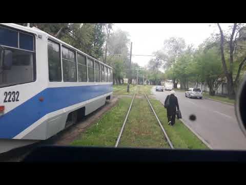 Видео: Вид из кабины 19 маршрут заводы  г днепр