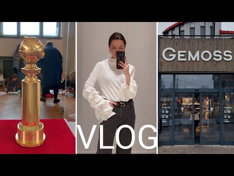 Видео: Золотой глобус в Риге, обед в Gastronome, скидки в магазинах, примерка H&M 🖤