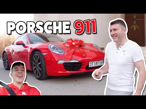 Видео: ИЗНЕНАДАХ ГО С ПОРШЕ ЗА КОЛЕДА! Не Можеше да Повярва..