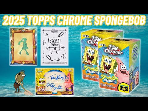 Видео: Я ГОТОВ! 🧽🫧 Открытие набора Topps Chrome SpongeBob 2025 к 25-летию!