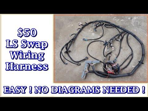 Видео: Самодельный жгут проводов для замены LS — очень простой — для проекта 5.3L Turbo RX7
