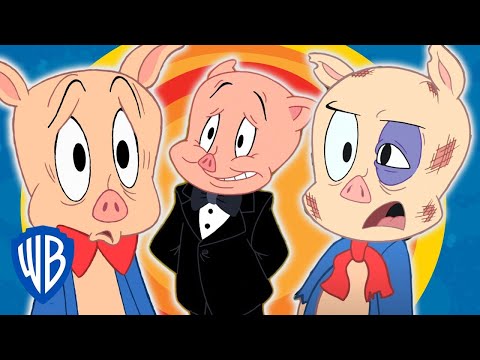 Видео: Луни Тюнз | Бедный Порки! | WB Kids