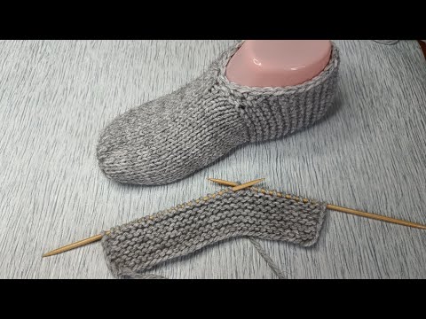 Видео: Следки на ЛЮБОЙ размер 💥#следки  #тапочкиспицами 