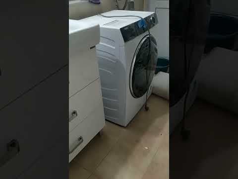 Видео: Стиральная машина Haier HW80-B 8кг / Распаковка, первый запуск