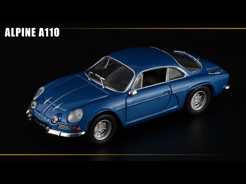Видео: Злая французская малолитражка Alpine A110 Berlinette 1969 • Norev • Масштабная модель 1:43