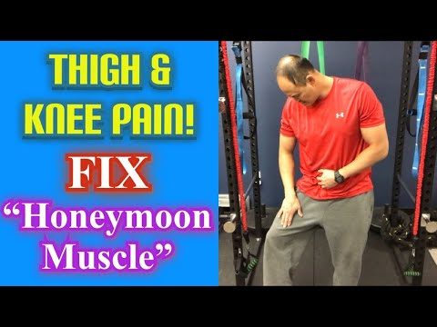 Видео: Боль в бедре и колене! Это НЕ парестетическая мералгия! Это «мышца медового месяца»! | Доктор Уил...