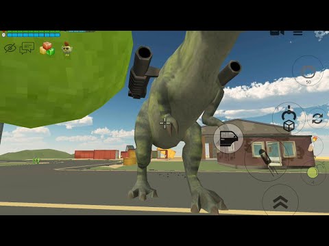 Видео: серия с бабушкой 3 часть в чикен ган / я нащол диназавра🦖