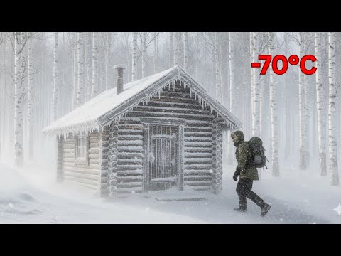 Видео: Строительство теплого и уютного деревянного домика для выживания — 99 дней выживания в дикой природе