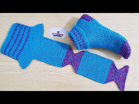 Видео: Очень легкие женские носки пинетки вязаные модели