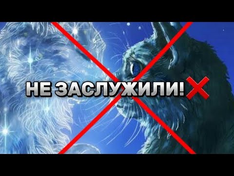Видео: Коты-воители, которые не заслужили Звёздного племени/коты-воители, которые должны попасть в СЛ.
