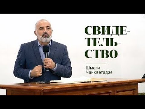 Видео: Свидетельство. Шмаги Чанкветадзе  - Вячеслав Бойнецкий