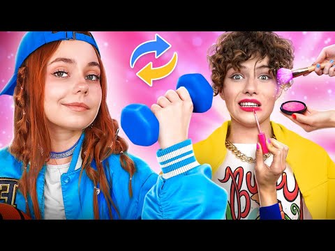 Видео: Обмен Телами! Девушка Проживает в Теле Парня 24 Часа